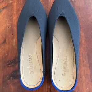 Rothy’s mules shoes blue size 7